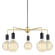 Lampa wisząca Malene MDM3386/5 BK+GD ITALUX tylko brac - rabaty czekaja